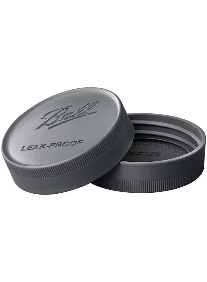 Ball Jar Lids Blk Wide Mth6Pk  - Image 1