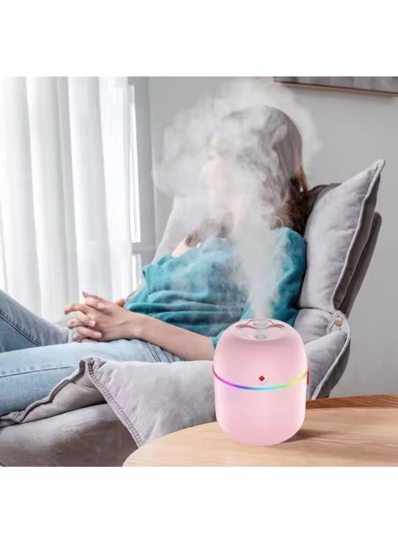 كيلا مرطب صغير، موزع زيوت عطرية محمول مع إضاءة ليلية، مثالي للمنزل والمكتب والسيارة وتنقية النباتات، 220 مل مع إضاءة ليلية LED ممتازة (أبيض) - Image 4