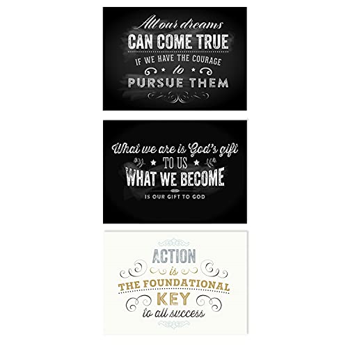 PAPER PLANE DESIGN Quote and Motivational Poster Set of 10 (Size 45 x 30 cm) d71 - Image 4