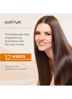 Brazilian Straightening Kit, 12 Weeks of Home Use Professional Straightening, with Organic Argan Oil, Shea Butter, Keratin & Amino Acids, for Straighter, Softer and Shinier Hair, All Hair Types - pzsku/Z019FC3A0508090E40673Z/45/_/1686830900/508f506c-255d-46c8-aac2-e7fb1bf08314