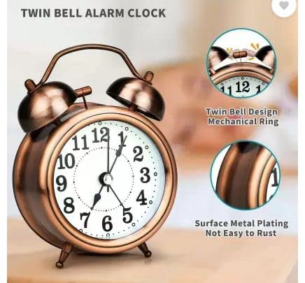 Kadio Analog Copper Clock - Image 2