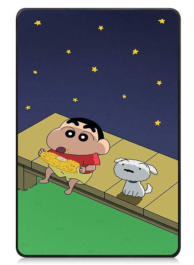 Theodor Protective Flip Case For Huawei MatePad SE 11 (2024) With Trifold Stand Auto Wake Sleep Shockproof Cover Shin chan - Image 1