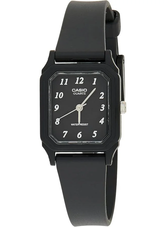 كاسيو Women's Analog Display Watch With Black Resin Strap - LQ-142-1B