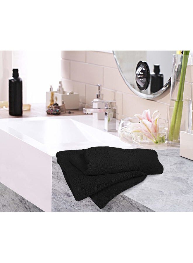 Utopia Towels 6 Pack Premium Hand Towels Set, 16 by 28 inches, 100% Ring Spun Cotton, Ultra Soft and Highly Absorbent 600GSM Towels for Bathroom, Gym, Shower, Hotel, and Spa, Black - Image 5