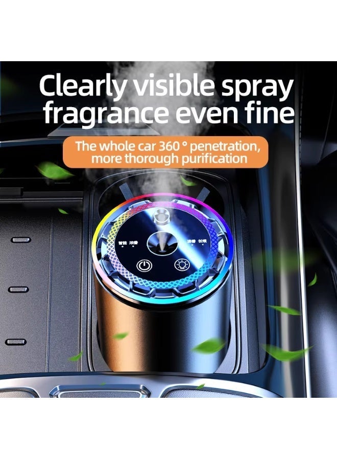 Smart Car Air  Freshener with RGB Light – USB Powered, Odor Removal, Silent Operation for Car & Home. - Image 5