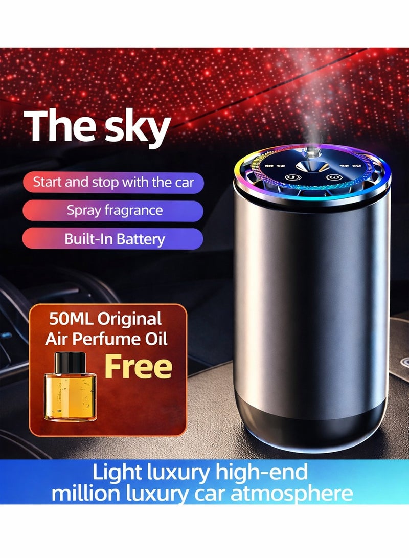 Smart Car Air  Freshener with RGB Light – USB Powered, Odor Removal, Silent Operation for Car & Home. - Image 2