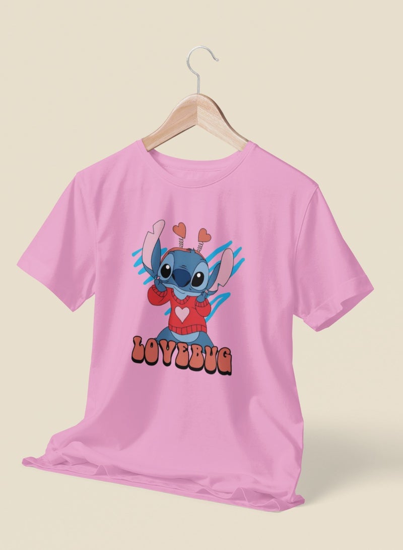 ZOOM Adorable Lovebug Stitch T-Shirt for Toddlers and Kids