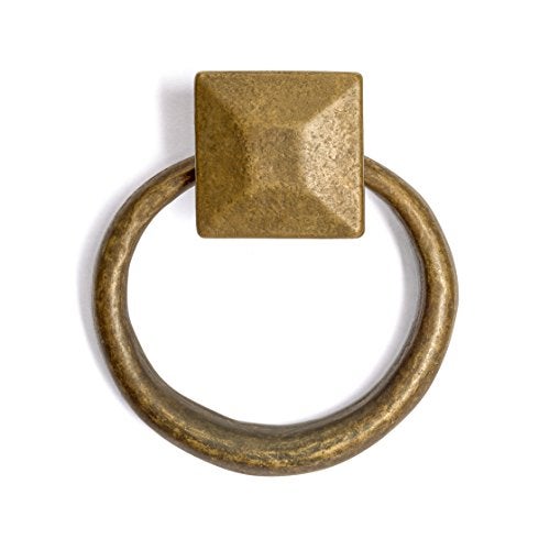 Hardware Philosophy Peg and Ring Pulls 2.5 Inches - Set of 2 - Architectural, Interior Design, Furniture Cabinet Customization Hardware - Image 1