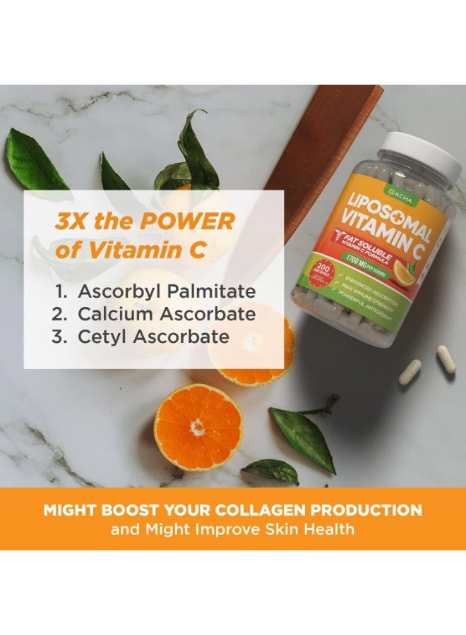 داتشا داشا ليبوسومال فيتامين سي 1700 مجم 200 كبسولة - Image 2