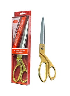 DE XIAN 10.5 Inch Professional Tailor Scissors With Golden Colour Handle  - Image 1