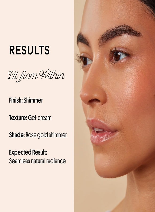 Winky Lux Cheeky Rose Liquid Highlighter, Gel Cream Blush Wand, Blendable & Buildable Pigment, Long Lasting Weightless, Nova - Image 4