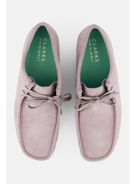clarks Men Wallabee Lace Up Casual Shoes, Grey  - Image 2