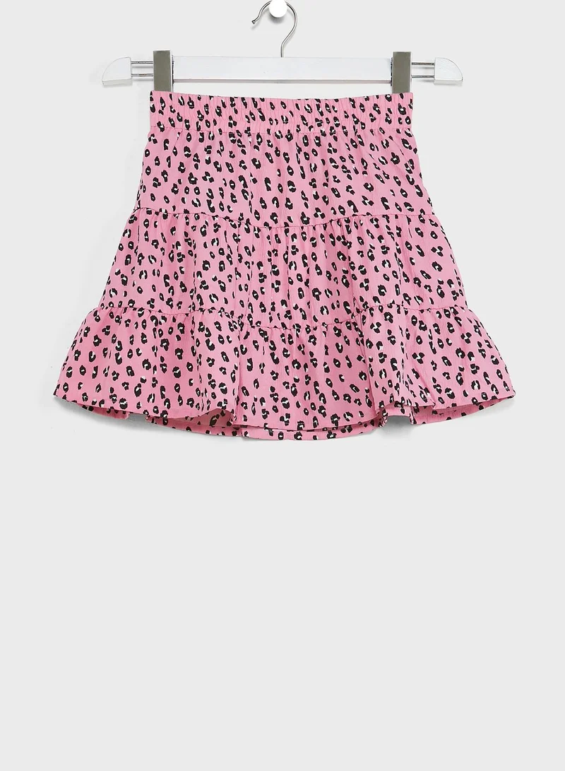 Vero Moda Girl Kids Aop Printed Skirt