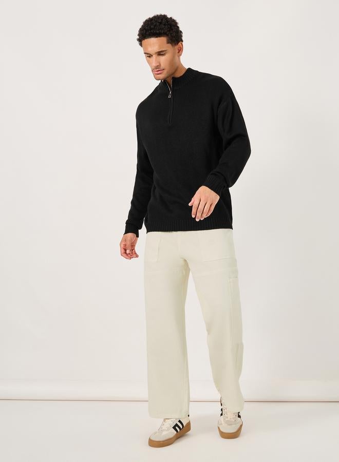 Styli Mid Rise Wide Leg Panelled Jeans  - Image 2