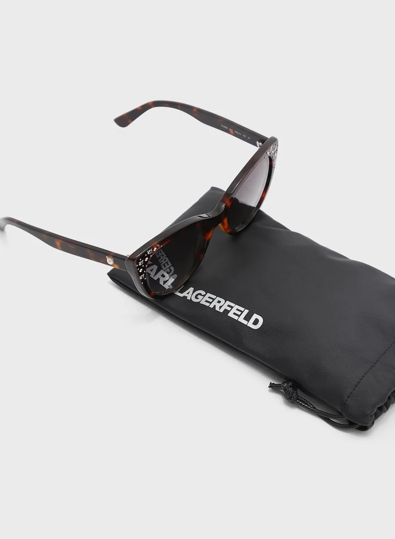 Karl Lagerfeld Cat Eye Frame Sunglasses