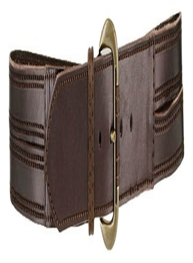 Belts.com Vintage Fashion Solid leather Crossing X Jean Belt (Brown, Small(30"-32")) - Image 4