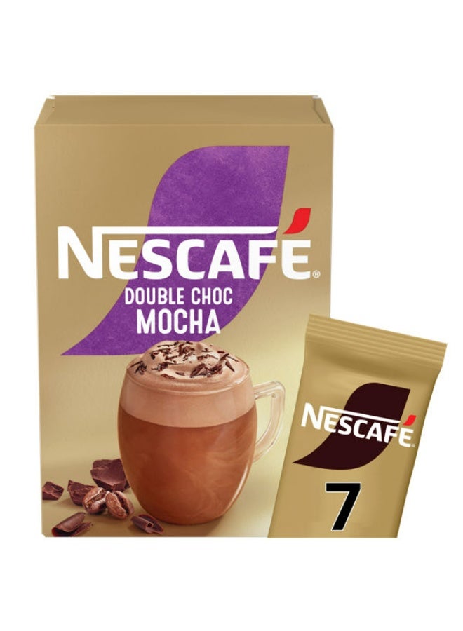 Double Choc Mocha Instant Coffee Sachet 146.3grams Pack of 7