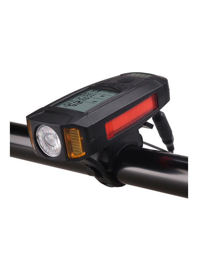NIBEMINENT USB Bicycle Lamp Speedometer 10.2x5x2.5cm  - Image 3