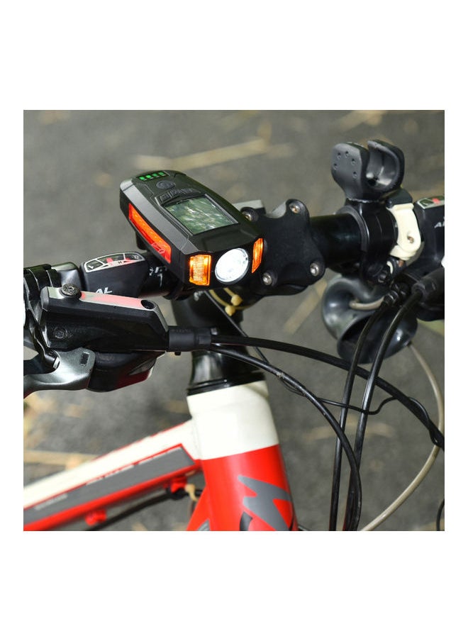 NIBEMINENT - USB Bicycle Lamp Speedometer 10.2x5x2.5cm - Image 1