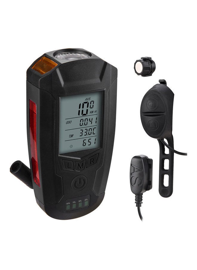 NIBEMINENT USB Bicycle Lamp Speedometer 10.2x5x2.5cm  - Image 5