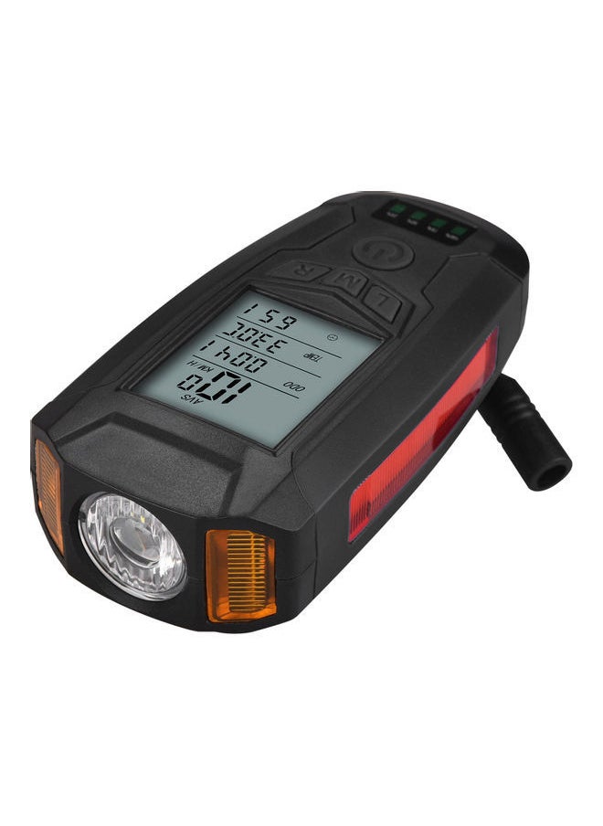NIBEMINENT USB Bicycle Lamp Speedometer 10.2x5x2.5cm  - Image 2
