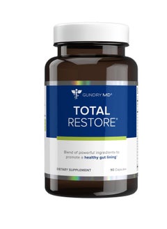 Gundry MD Total Restore Gut Lining Support  Gut Health for Women and Men, 90 Capsules, 30 Day Supply 