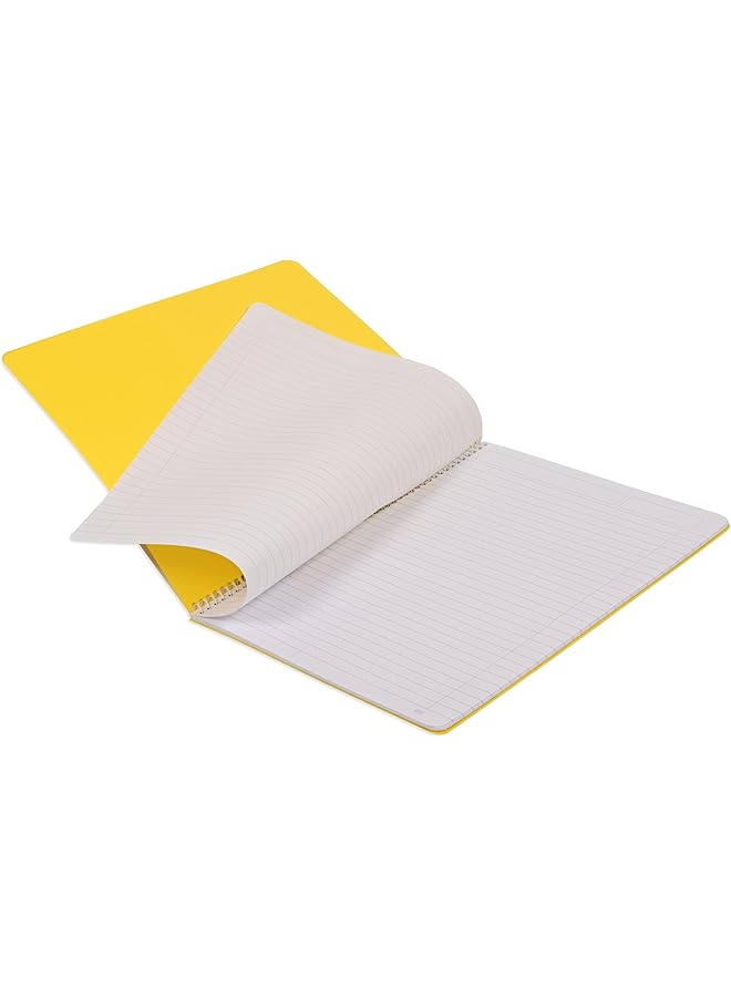 erorex Deluxe University Book Spiral Pp Neon Soft Cover 1 Subject 215X279Mm Size 40 Sheets Lemon Color Fsub1Ss8.5X11Le - Image 2