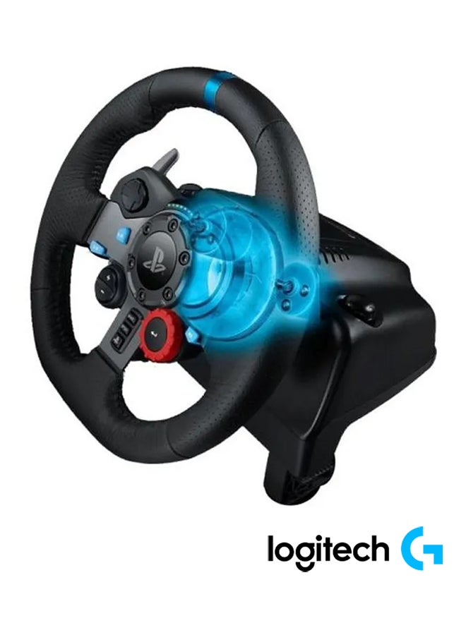 Logitech G29 Driving Force Racing Wheel & Pedals – Dual-Motor Force Feedback, 900° Rotation, Leather-Wrapped Wheel, Stainless Steel Pedals, PS4/PS3/PC Compatible, On-Wheel Controls & Paddle Shifters | 941-000113 - Image 2