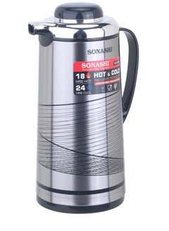 SONASHI 1.6L Vacuum Flask for Hot & Cold Beverages | Portable Thermos for Keeping Hot/Cold 18 & 24 Hours Retention | Easy to Clean | Ideal for Outings | Thermos/Vacuum Flask SVF-1600  - Image 2
