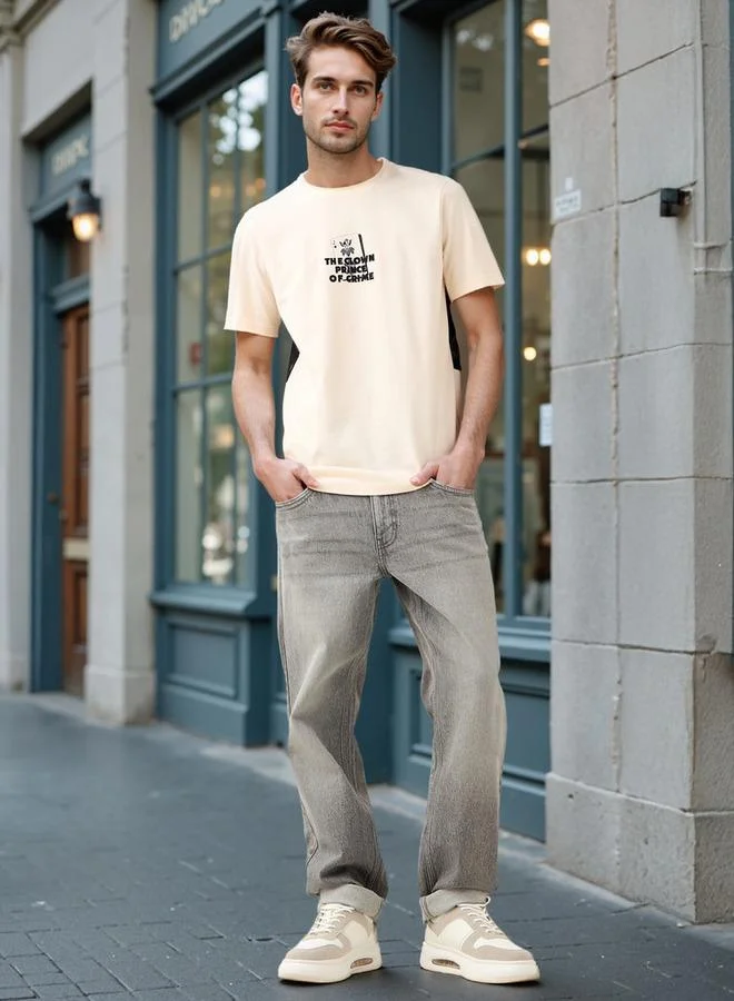 Splash FAV The Joker Print Crew Neck T-shirt