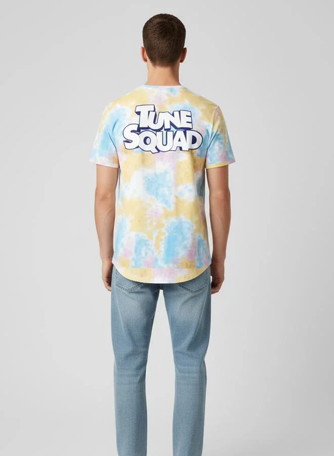 Take Two Space Jam Men Tie-Dye Bugs Bunny Graphic T-Shirt