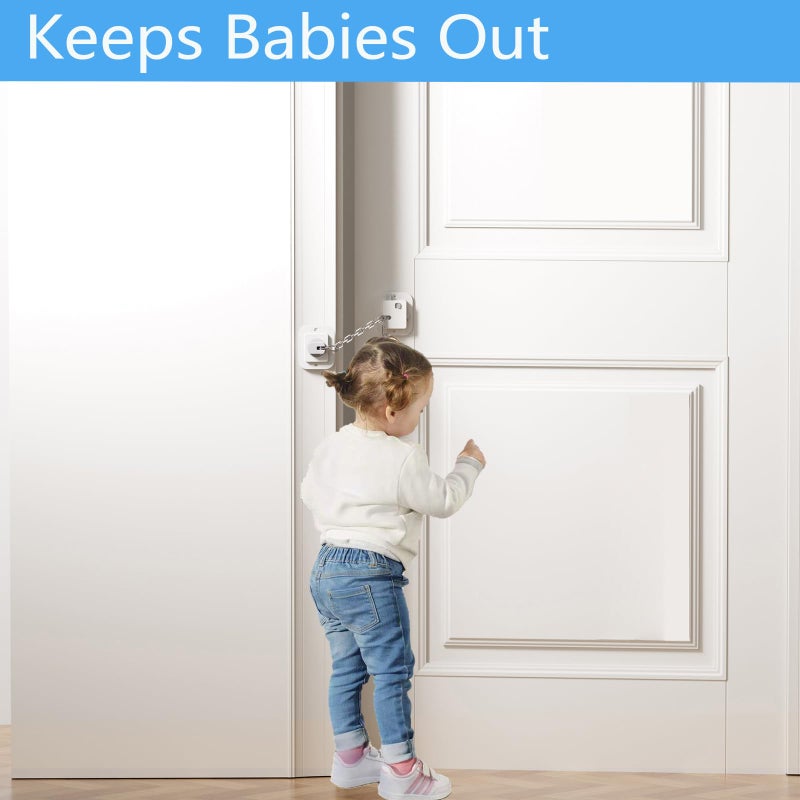YEYA Cat Door Latch & Stopper-Adjustable Strap from 1.5" to 10",1-Pack Door Holder & Prop to Keep Door Open for Cats & Toddler, No Tools Required - Image 5