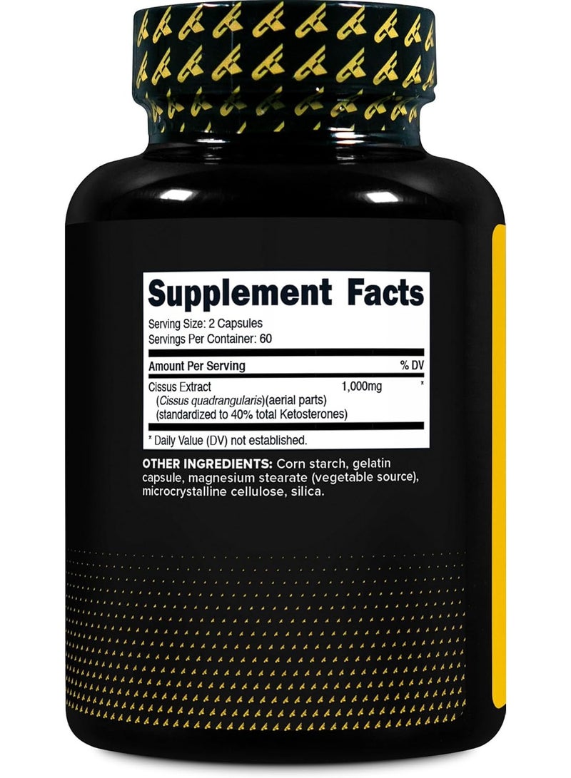 Primaforce Cissus Quadrangularis Extract, 120 Capsules - Image 2