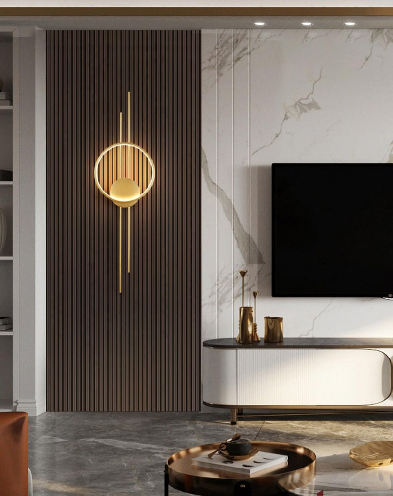 CITRA 1000 MM LED Brass Gold Long Wall Light - Warm White - Image 1