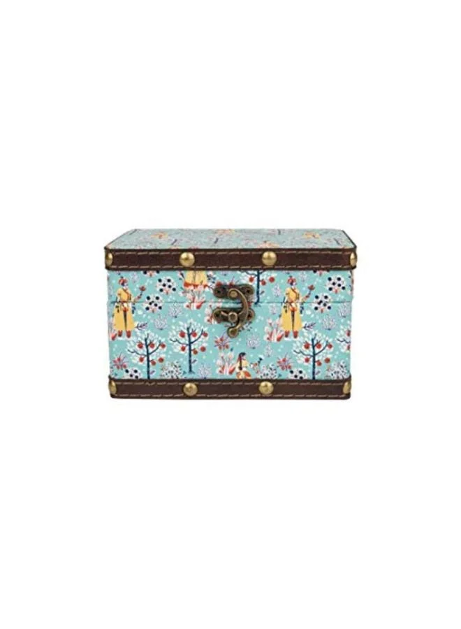Chumbak  Garden Gala Storage Box - Teal  | Best Price UAE