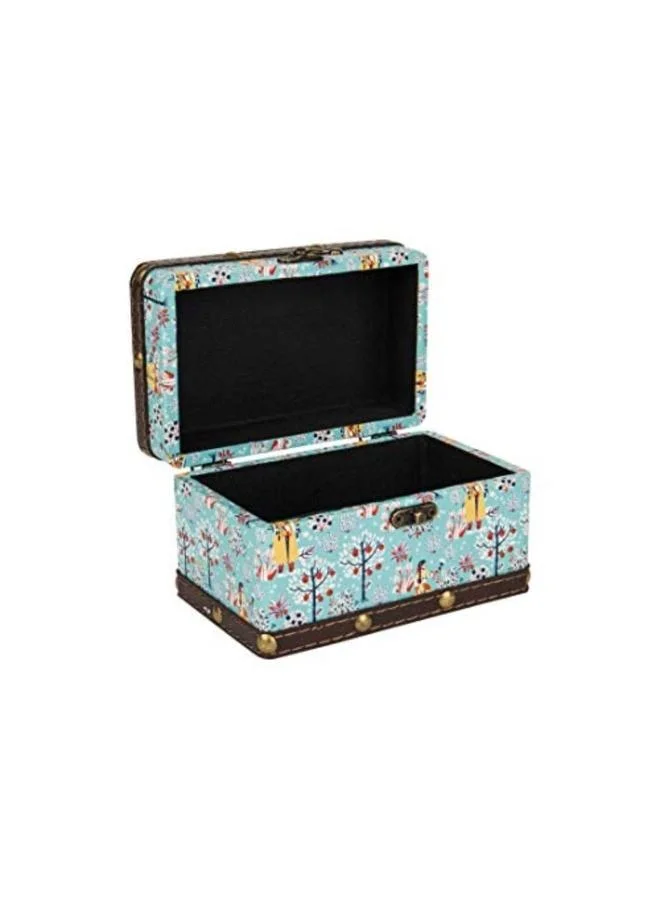 Chumbak  Garden Gala Storage Box - Teal  | Best Price UAE