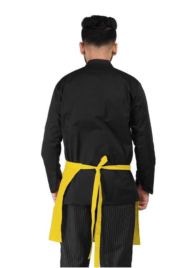 YANEK YANEK Kitchen Waist Apron | Unisex Chef Kitchen Adjustable Short Apron with Pockets | For Home, Restaurant, Cafe  - Image 3