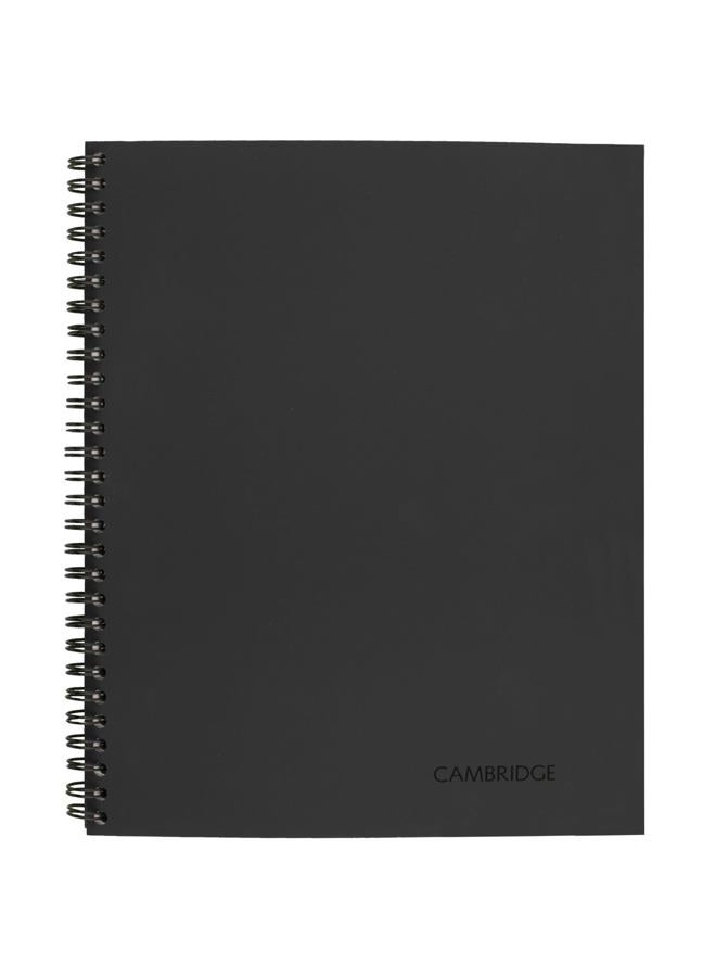 Cambridge 06132 Side Bound Guided Business Notebook, Linen, Meeting Notes, 11 x 8 1/4, 80 Sheets - Image 1