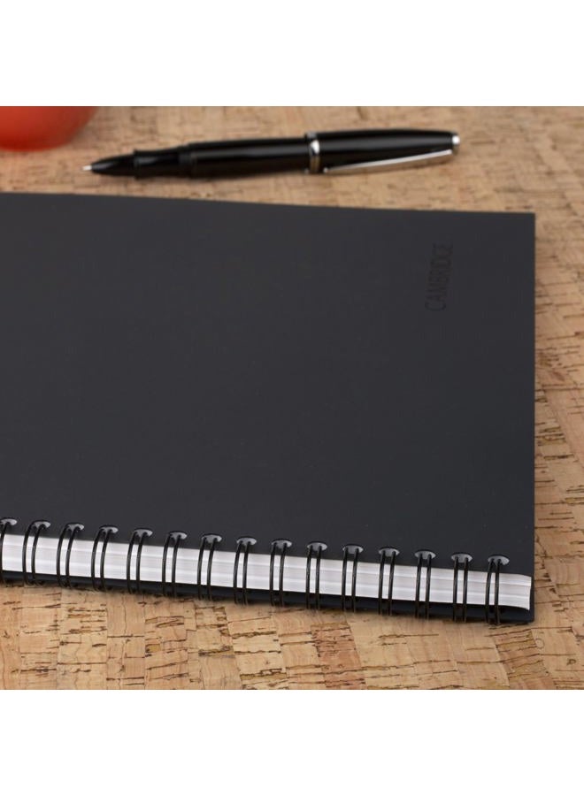 Cambridge 06132 Side Bound Guided Business Notebook, Linen, Meeting Notes, 11 x 8 1/4, 80 Sheets - Image 4