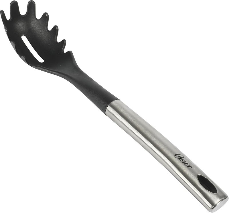 Oster Baldwyn 13" Nylon Spaghetti Server - Black w/Stainless Steel Handle - Image 1