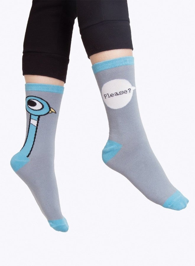 Out of Print Unisex Don't Let the Pigeon Drive the Bus! Socks Large - Image 3