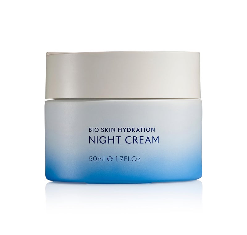 SEACRET Minerals Bio Skin HydrationNight Cream, with Aloe, Niacinamide, Jojoba, Argan Oil, and Dead Sea Minerals, Deeply Moisturizing, assist in Anti-Aging, and Skin-Conditioning, 1.7 Fl Oz / 50ml - Image 1
