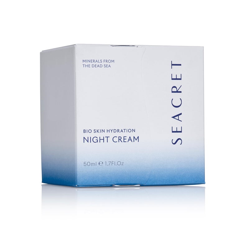 SEACRET Minerals Bio Skin HydrationNight Cream, with Aloe, Niacinamide, Jojoba, Argan Oil, and Dead Sea Minerals, Deeply Moisturizing, assist in Anti-Aging, and Skin-Conditioning, 1.7 Fl Oz / 50ml - Image 2