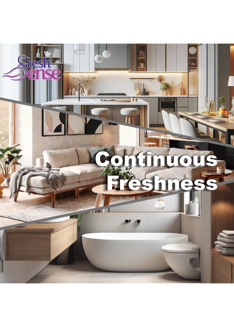 Fresh Sense ORCHID Refill - PACK of 12 x 260ml - Automatic Spray Auto Spray Air Freshener for Home Bathroom Toilet Office Neutralizes Bad Odors FRESH SENSE - Image 3