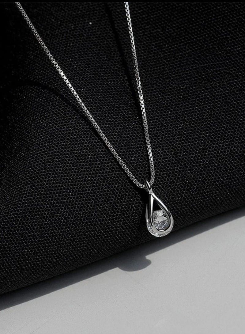 Stainless Steel Drop Dangle Necklace for Women 1pc - Image 3
