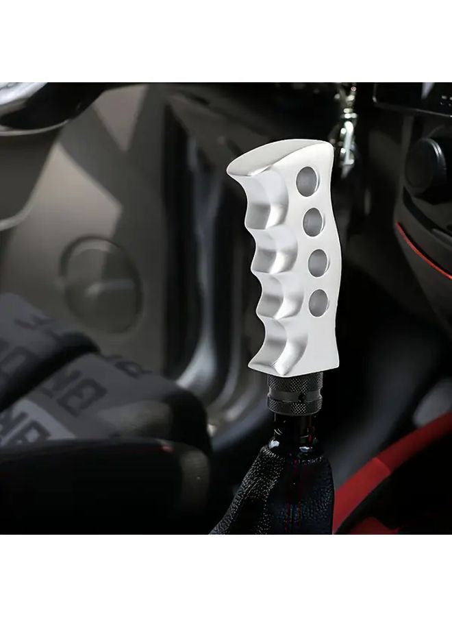 أسود رمادي راتنج معدني عالمي يدوي ناقل السرعة مقبض السيارة معدلة رافعة - Image 2
