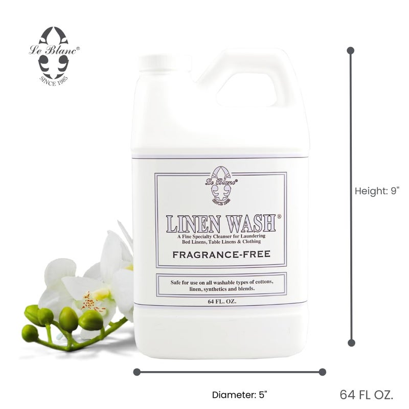 Le Blanc Fragrance Free Linen Wash - 64 FL. OZ  One Pack - Image 2