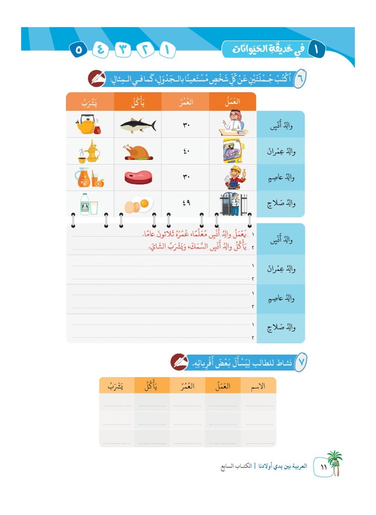 العربية للجميع - كتاب العربية بين يدى اولادنا  كتاب المعلم 7 - Image 1