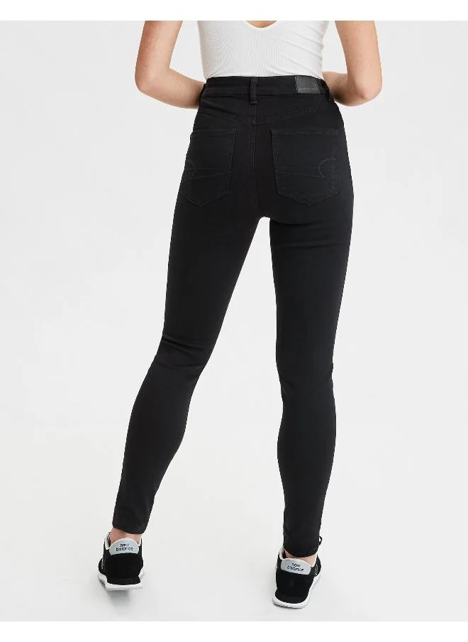 امريكان ايجل AE Ne(x)t Level Curvy High-Waisted Jegging