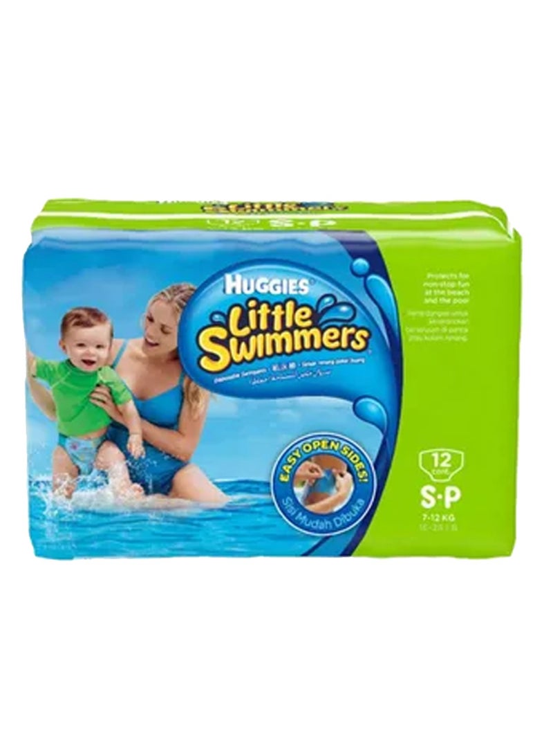 Huggies Little Swimmers Swim Pants - Small - 7-12 Kg - 12 count 